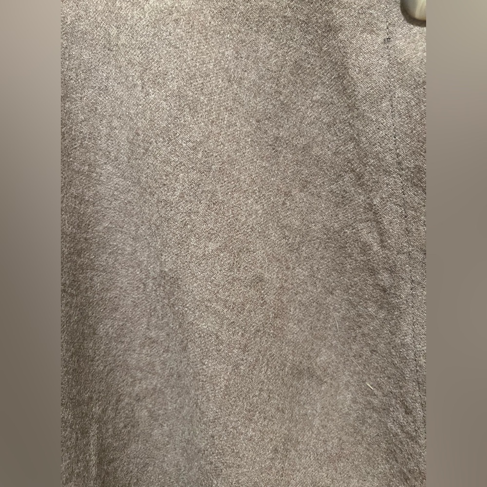 Liz Claiborne Wool light Brown Button-Down Skirt - Picture 4 of 5
